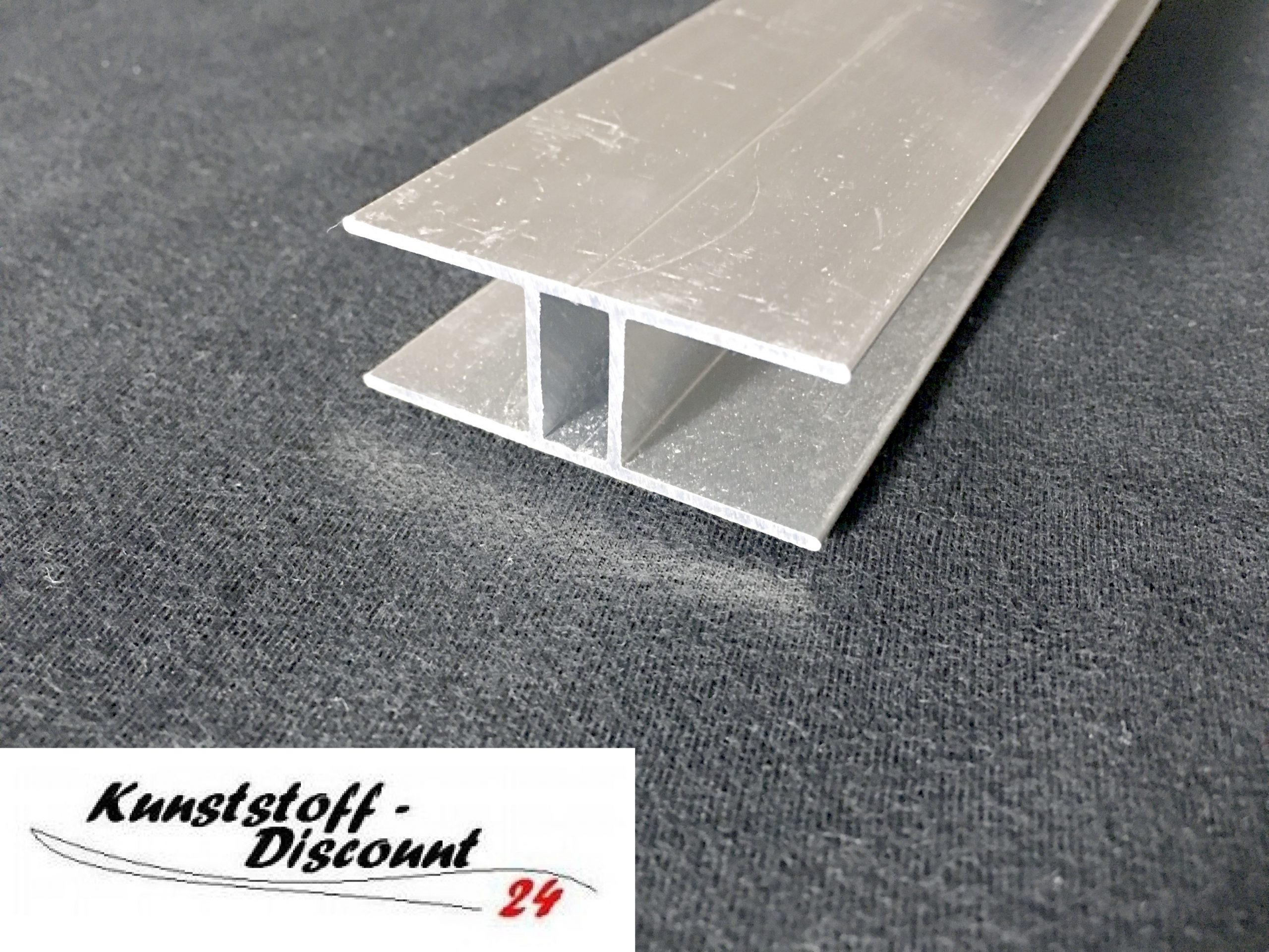 H-Profil für 16 mm Platten Aluminium - Kunststoff-Discount24