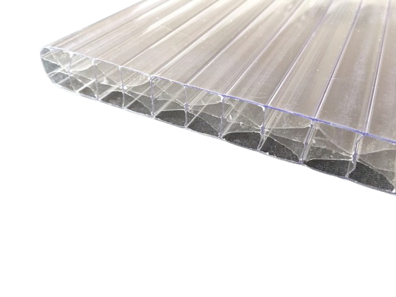 Stegplatten 16 mm farblos klar MAKROLON® 5X/16-25 multi UV Polycarbonat Restposten